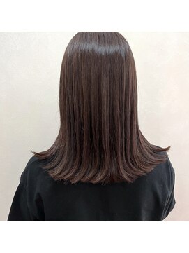 アンドワン 自由が丘(&ONE) 【&ONE 自由が丘】ラベンダーグレージュ × 切りっぱなし