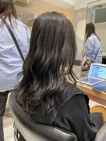 ガリカ(Gallica kinshicho)&nbsp;小顔/大人かわいいロングレイヤー/アッシュブラック/黒髪