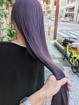 ボアップ 京橋店(boappu) #パープルカラー#ラベンダーカラー#ケアブリーチ#バイオレット