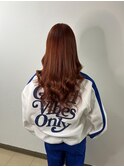 #エクステ #レッドカラー