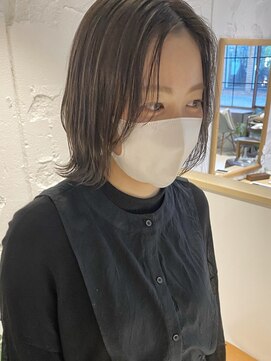 コフィー バイ メルト 吉祥寺(cofy by melt) 【三ツ井純】オリーブグレージュウルフカットウルフヘアレイヤー