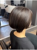 ヘアカラー/カット/ショートショートボブフェミニンショートヘア
