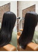 髪質改善ストレート