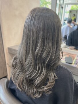 フルール(fleur) アディクシーカラー＊カーキベージュ＊透明感カラー