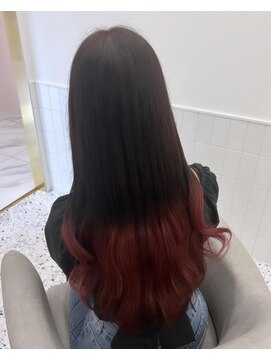 リルミー(Lilme) 裾カラーピンク*rina*