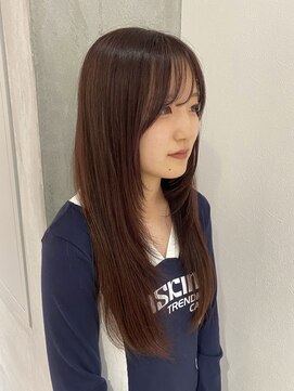 ヨーク(YOKE) 【YOKE】レイヤーカット/暖色/カシスカラー/ブリーチ無し