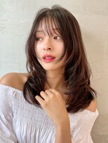 ロンドエニカ 大宮(Lond enika)&nbsp;くびれヘア/アプリコットオレンジ/ボブ/髪質改善/レイヤー/大宮