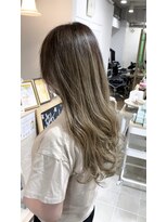 ゴウトゥデイシェアサロン 町田店(GO TODAY SHAiRE SALON)&nbsp;ミルクティーのバレイヤージュ
