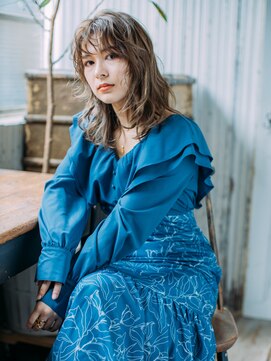 エーバイフー 江坂店(A BY WHO) A BY WHO江坂/動きあるミディアムスタイル/レイヤースタイル