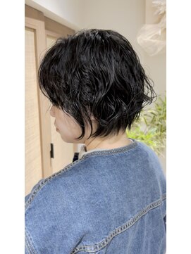 クーナバイトマト 横浜(Cuna by TOMTO) 【YUYA】ショートパーマ_大人パーマ_ショートボブ