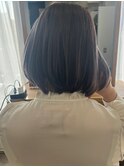 流行りのカラー 流行りのカット レイヤーカット ブルーブラック