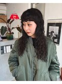 【奥山】ロングウェーブパーマ