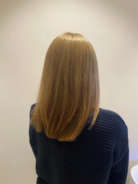 ニシオギ ヴォイス 西荻窪店(nishiogi voice) 上品さあふれる　透明感　ブラウンセミロング