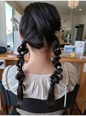 卒業式ヘアアレンジ