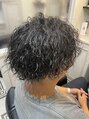 ミリオンバックス 上野(Million Bucks) バチッとスーツに決まる縦落ちパーマ<理容室>men's/上野