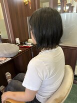 シャンプー ボーイ 宮崎柳丸店(SHAMPOO BOY) ダークオリーブ【宮崎市/カラー】