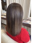 エイジングヘアにも◎ツヤ髪カラー