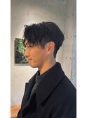 無造作　波巻　ニュアンスマッシュ　センターパート　ツイスパ