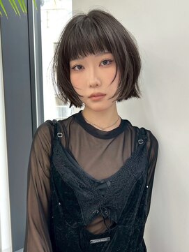 ユーフォリア 新宿通り(Euphoria) ☆ヌーディカラー/小顔ヘア/大人ボブ/前下がりレイヤーボブ