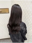 暗髪ロング！