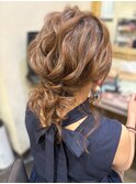 ボブヘアのルーズアップ★