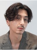 横浜西口フェザーパーマフェザーショートセンターパート20代緩め