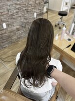 ヘア カンパニー トワ 千葉店(TOWA)&nbsp;千葉/千葉駅/ダブルカラー/オリーブグレー/黒髪/ヘッドスパ