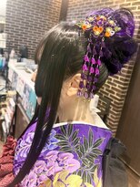 ゼストソエル(ZEST soell)&nbsp;カラーエクステ　ヘアアレンジ　成人式【立川/soell/水島】