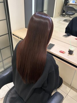 ケンジサナンド(KENJE Sanando) ロング/暖色カラー/髪質改善