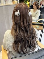 オーセンヘア(AUTHEN.HAIR)&nbsp;同窓会ヘアセット◎ハーフツイン