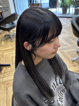 アルター(aL ter) 【暗髪×顔まわりカット】暗めカラー/グランマッシュ/林愛華