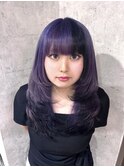 ブリーチハイライト髪質改善ダブルカラーレイヤーカット/新宿