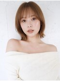 色気ショートボブ/くびれレイヤーボブ縮毛矯正/メイキー本厚木