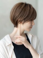 ケアリー 東浦和(Carelly) デザインカラー/レイヤーカット/ウェットヘア/オリーブベージュ