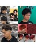 《MEN》都会パ-マ【シャドウ/フェザ-/ピンパ-マ/スパイキ-】＋カット￥12500