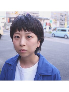 ツイギー 宮西店(TWiGGY) カジュアルで可愛いウルフカット