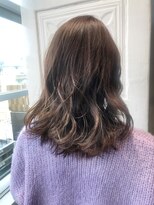 【GARDEN 田中麻由】リアルお客様ヘア×ラベンダーベージュ