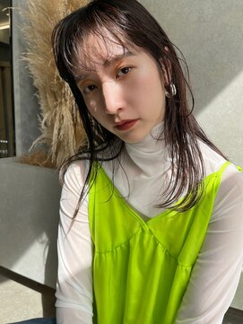 スリーバイベルベット(THREE...by velvet) シアーブラック