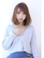 オーロ 宝塚店(ORO)&nbsp;20代30代40代透明感マロンベージュニュアンスカラーAラインボブ