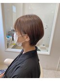 【just hair 京急久里浜店】ショート/ボブ/ベージュカラー