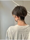 ベージュカラー　ミルクティーカラー　ワンブリーチ