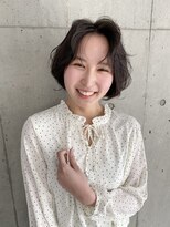 アールヘアーデザイン 千種(r hair design)&nbsp;千種30代40代大人可愛いナチュラルボブ