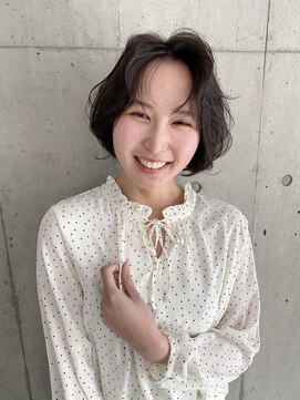 アールヘアーデザイン 千種(r hair design) 千種30代40代大人可愛いナチュラルボブ