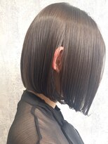 ジーナ 船橋(Zina)&nbsp;オトナ女子ツヤ髪アッシュカラーふんわりミディシースルーバング