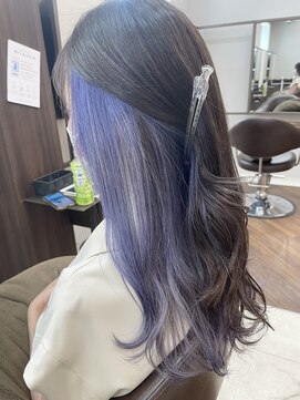 アプシー 三田駅前店(Apsee) インナーカラー/ラベンダーアッシュ