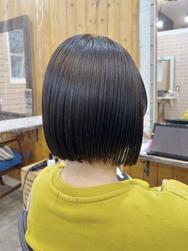 ルアウ 岡本店(LUAU) ぱつっとボブ/前髪あり/20代30代/ストリート/古着/キレイめ