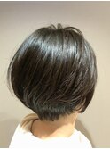 【10代20代30代】顎ラインショートボブxモノトーンカラー