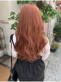 #オレンジカラー#ハイトーン#ケアブリーチ