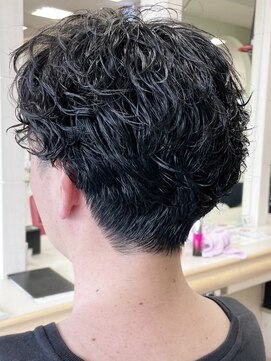 ヘアークリアー 春日部 メンズマッシュ×波パーマ/お洒落パーマ/朝ラクスタイル/春日部