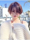 20代30代40代ショートカットショートヘア。前髪長め